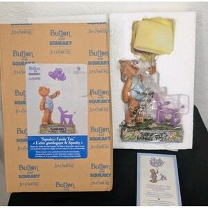 Jim Shore Button & Squeaky "SQUEAKY'S FAMILY TREE"   2019 Easter Balloon Dog